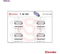 BRAKE PAD SET DISC BRAKE FOR RENAULT 5/2 LE/CAR 18 30 21/Savanna/Van 25 FUEGO