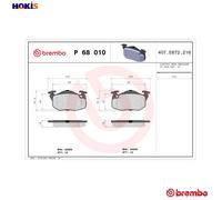 BRAKE PAD SET DISC BRAKE P 68 010 FOR RENAULT 11/Hatchback/Van ENCORE SUPER/5