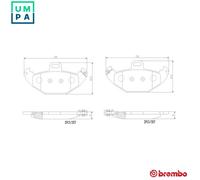 BRAKE PAD SET DISC BRAKE P 68 021 FOR RENAULT LAGUNA/Nevada/Grandtour 1.8L 4cyl