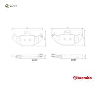 BRAKE PAD SET DISC BRAKE P 68 021 FOR RENAULT LAGUNA/Nevada/Grandtour 1.8L 4cyl