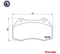 BREMBO P 68 036 Brake pad set