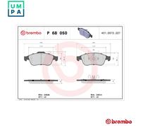 Brembo P 68 050X Brake Pad