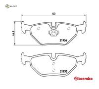 BRAKE PAD SET DISC BRAKE P 71 006 FOR SAAB B205E/B205LB235R/B235E/B235L 4cyl 9-5