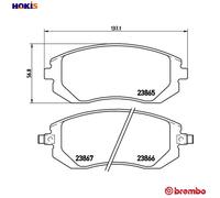 BREMBO P 78 013X Brake pad set