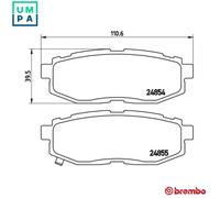 BRAKE PAD SET DISC BRAKE P 78 018 FOR TOYOTA SUBARU TRIBECA/SUV B3/Hatchback 86