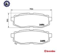 Brembo Brake Pads 10180026A