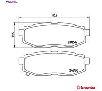 Brembo Brake Pads 10180026A