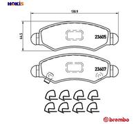 BREMBO P 79 015 Brake pad set