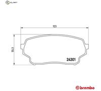Brembo Brake Pad Set P 79 019 – Disc Brake for Suzuki Grand Vitara I