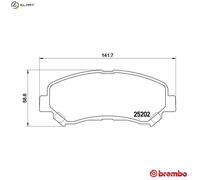 Brake pads P 79 028 BREMBO for NISSAN SUZUKI