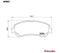 Brake pads P 79 028 BREMBO for NISSAN SUZUKI