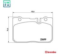 BRAKE PAD SET DISC BRAKE FOR LEXUS LS TOYOTA CELSIOR/CENTURY 1UZ-FE 4.0L 8cyl