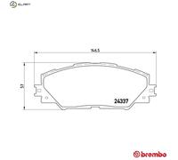 BREMBO P 83 071X Brake pad set