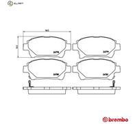 BREMBO P 83 097 Brake pad set