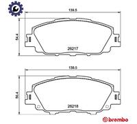 BREMBO P 83 175 Brake pad set
