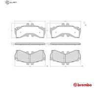 BREMBO DISC BRAKE BRAKE PAD SET P83205