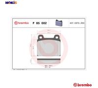 Brembo Brake Pad Set P 85 002 – Disc Brake
