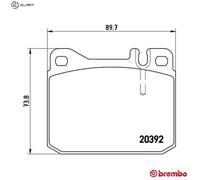 Brembo Brake Pad Set P 85 007 – Fits VW & Mercedes-Benz