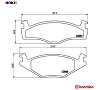 BREMBO P 85 012 Brake pad set