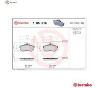 BRAKE PAD SET DISC BRAKE FOR AUDI 80 4000 100/5000 200 QUATTRO COUPE 90 1.8L 80