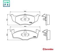 BRAKE PAD SET DISC BRAKE FOR VW GOLF/III/Mk/Van VENTO JETTA POLO/CLASSIC SEAT