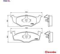 BRAKE PAD SET DISC BRAKE FOR VW GOLF/III/Mk/Van VENTO JETTA POLO/CLASSIC SEAT
