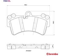 FRONT BRAKE PAD SET DISC BRAKE FITS: AUDI Q7 3.0 TDI QUATTRO/3.0 TFSI QUATTRO