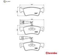 BREMBO P 85 068 Brake pad set