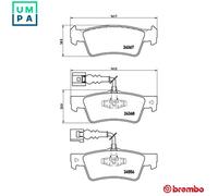 Brembo P85068 Brake Pad Set Fits VW Touareg 3.0 V6 TDI 5.0 V10 TDI 4.2 V8 TDI