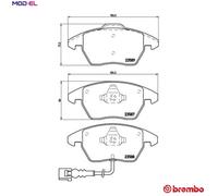 Brembo P 85 075X Brake Pad