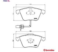 BRAKE PAD SET DISC BRAKE P 85 084 FOR AUDI A4/S4/Convertible A8L A6/S6/Allroad