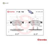 Brake Pads Set fits VW PHAETON 3D 5.0D Front 02 to 06 AJS Brembo 4D098151AB New