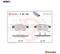 Brake Pads Set fits AUDI A8 D3 2.8 Front 07 to 10 BDX Brembo 4E0698151 Quality