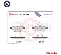 Brake pads P 85 127 BREMBO for AUDI A6 C7 A8 D4 A7 Sportback A6 C7 Avant