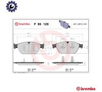 Brake pads P 85 128 BREMBO for AUDI A8 D4 Q5
