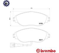 BRAKE PAD SET DISC BRAKE P 85 131X FOR VW PASSAT/B7/CC/B6/B8 SHARAN/VAN GOLF