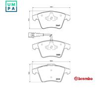 BRAKE PAD SET DISC BRAKE P 85 149 FOR VW BPD/BLK/BPE/BAC 2.5L 5cyl TOUAREG 3.0L