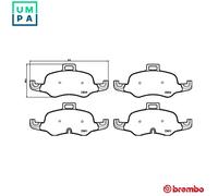 BREMBO P 85 160X Brake pad set