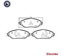 BREMBO P 85 166 Brake pad set