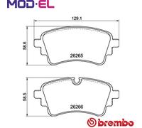 BREMBO P 85 185 Brake pad set