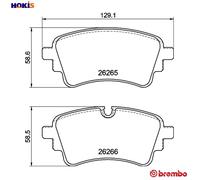 BREMBO P 85 185 Brake pad set