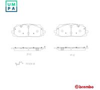 BREMBO P 85 202 Brake pad set