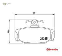 BRAKE PAD SET DISC BRAKE P 86 009 FOR VOLVO 760/Rural/Break/Kombi 740/Combi 2.0L