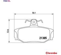 BREMBO P 86 009 Brake pad set