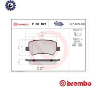 BREMBO P 86 021X Brake pad set