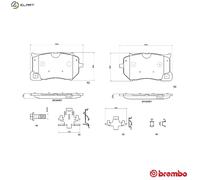 Brake Pads Set fits POLESTAR POLESTAR 1 2.0 Front 2018 on Brembo Quality New