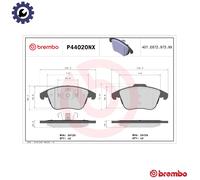 BREMBO P44020NX Brake pad set