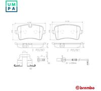 BRAKE PAD SET DISC BRAKE P85120NX FOR AUDI CHJA 2.0L 4cyl A8 D4CVBA/CPAA 2.5L