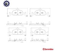BRAKE PAD SET DISC BRAKE P85164NX FOR AUDI A4/B9/Allroad Q5/Sportback/Van A5