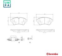 BRAKE PAD SET DISC BRAKE P85185NX FOR VW AUDI A4/B9/Allroad A5/Sportback Q5 3.0L
